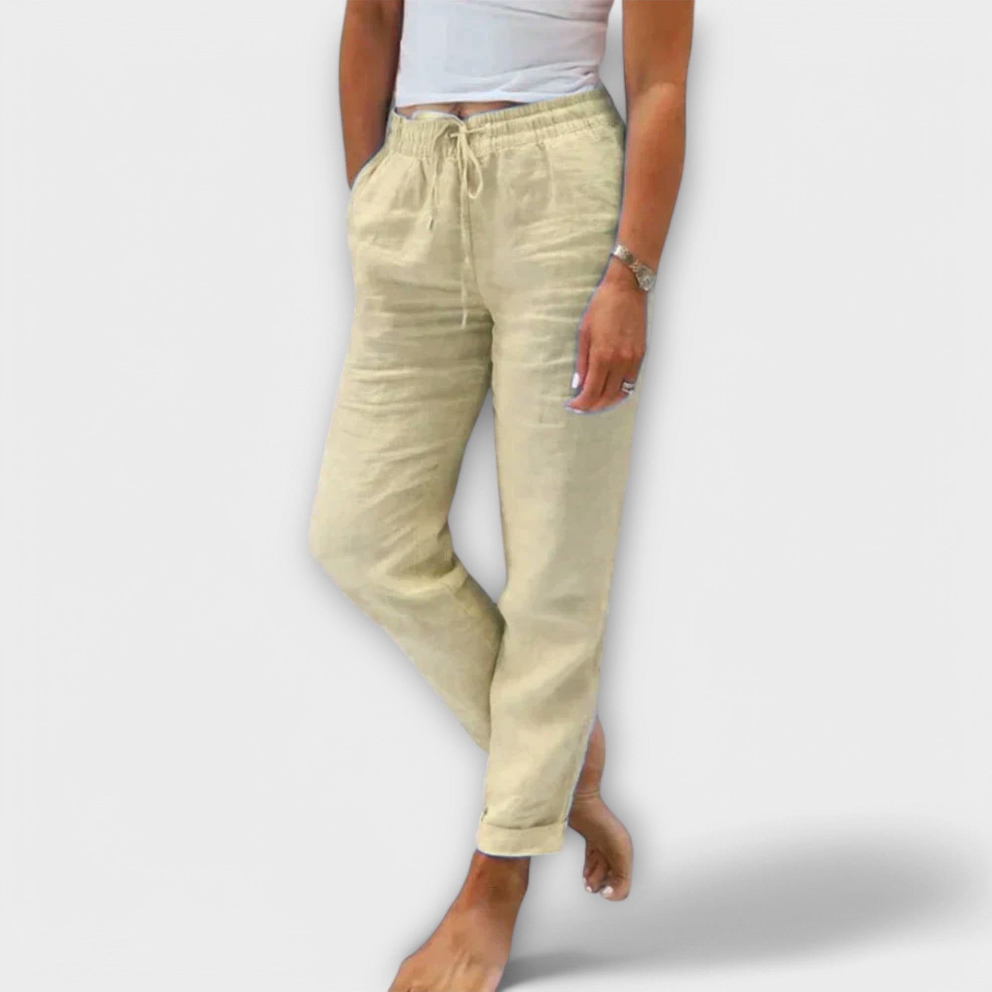 Mila Milano™ | Pantaloni leggeri in lino