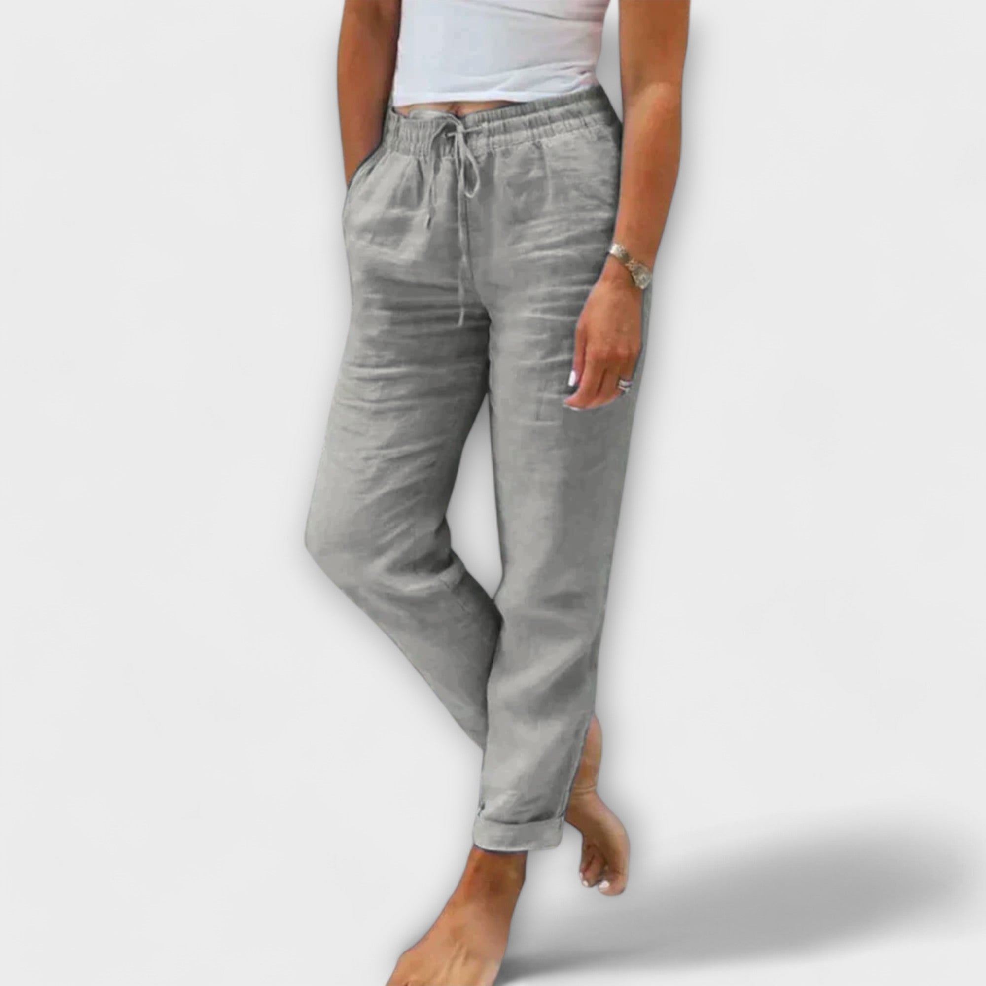 Mila Milano™ | Pantaloni leggeri in lino