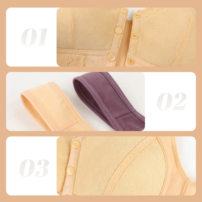 Mila Milano ™ | 💞 Compra 1 e ricevi 1 gratis 💟 Reggiseno traspirante per donne Taglie Forti con chiusura frontale