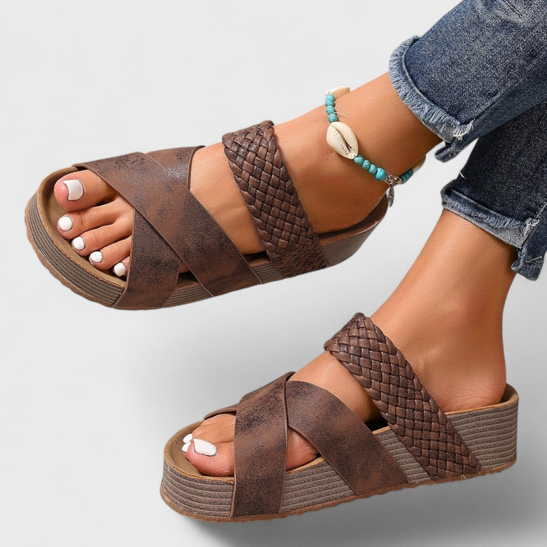 Mila Milano™ | Sandali Ortopedici in Pelle