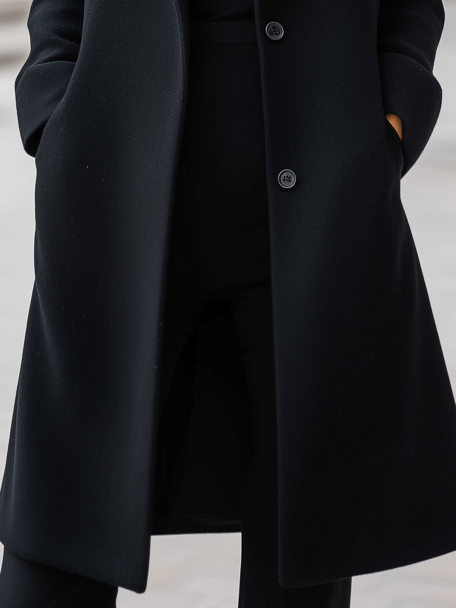 Mila Milano™ | Wool-Blend Long Coat