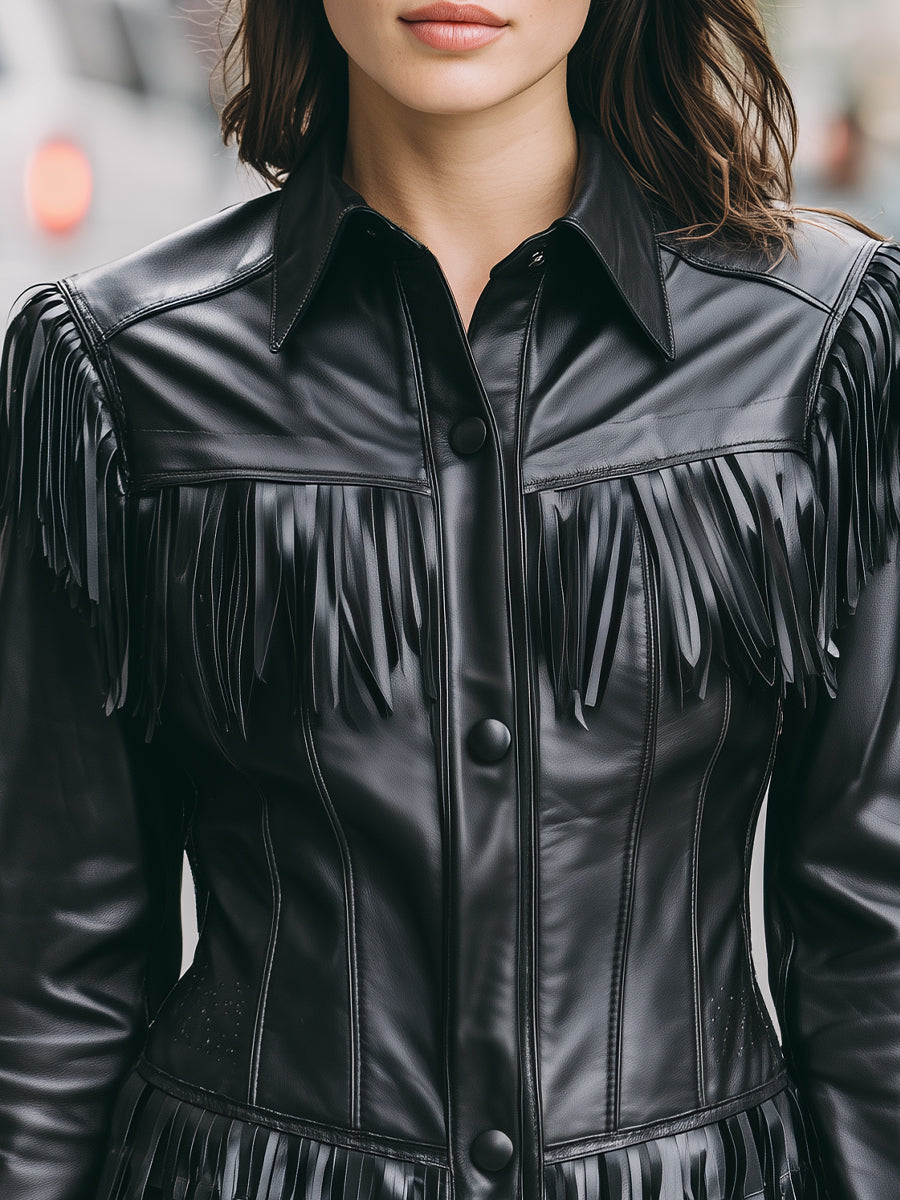 Mila Milano™ | Mooyius Leather Jacket