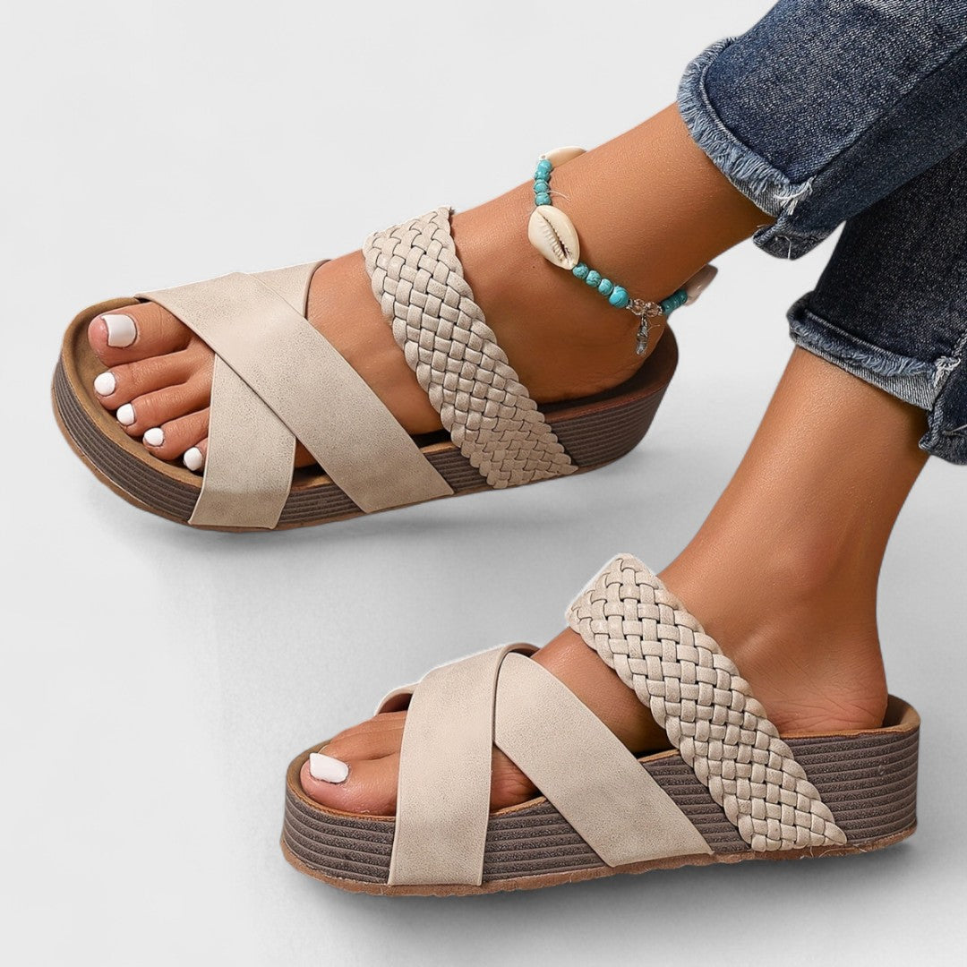 Mila Milano™ | Sandali Ortopedici in Pelle