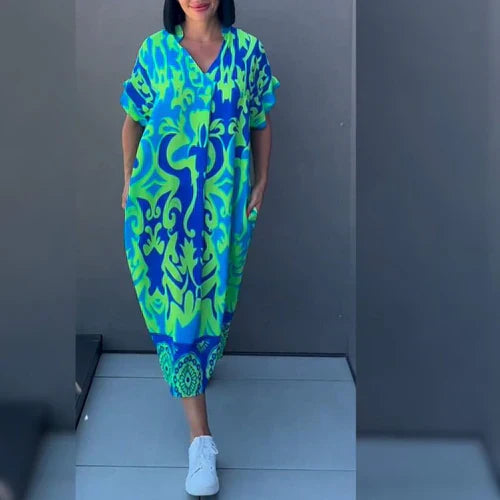 Mila Milano™ | ABITO FLOREALE ELEGANTE