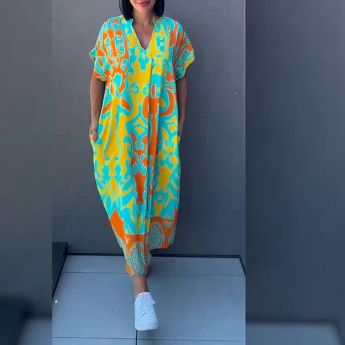 Mila Milano™ | ABITO FLOREALE ELEGANTE