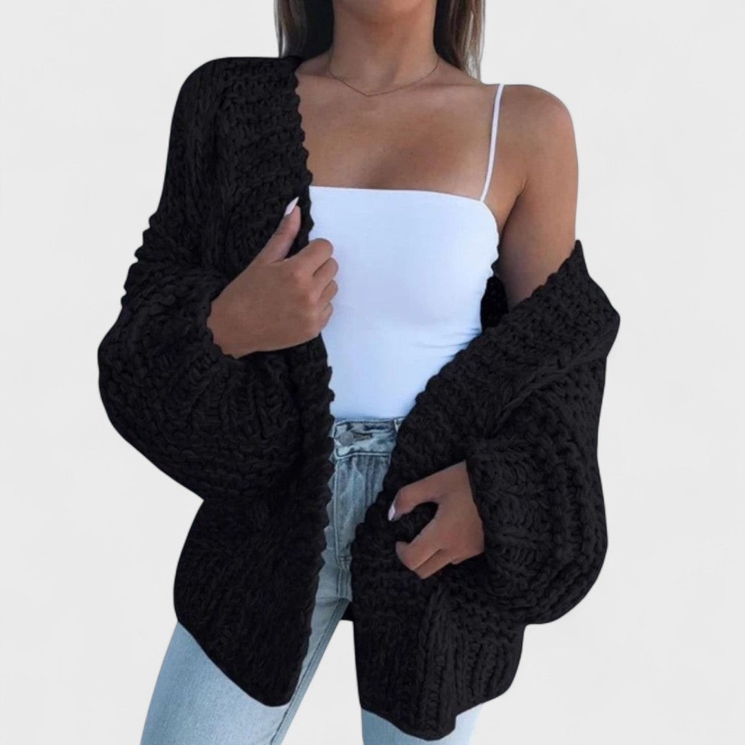 Mila Milano™ | Cardigan rilassato in maglia grossa