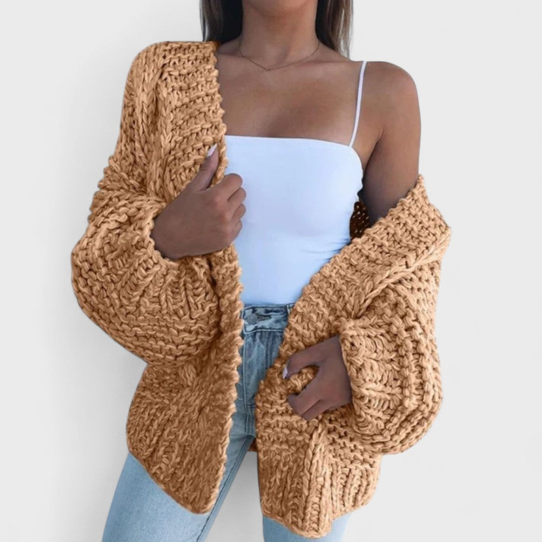 Mila Milano™ | Cardigan rilassato in maglia grossa
