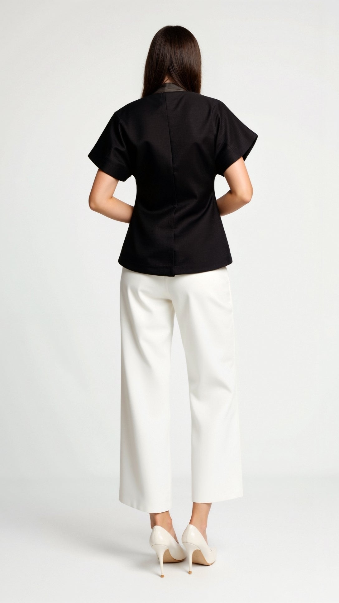 Blusa Amy con scollo a V