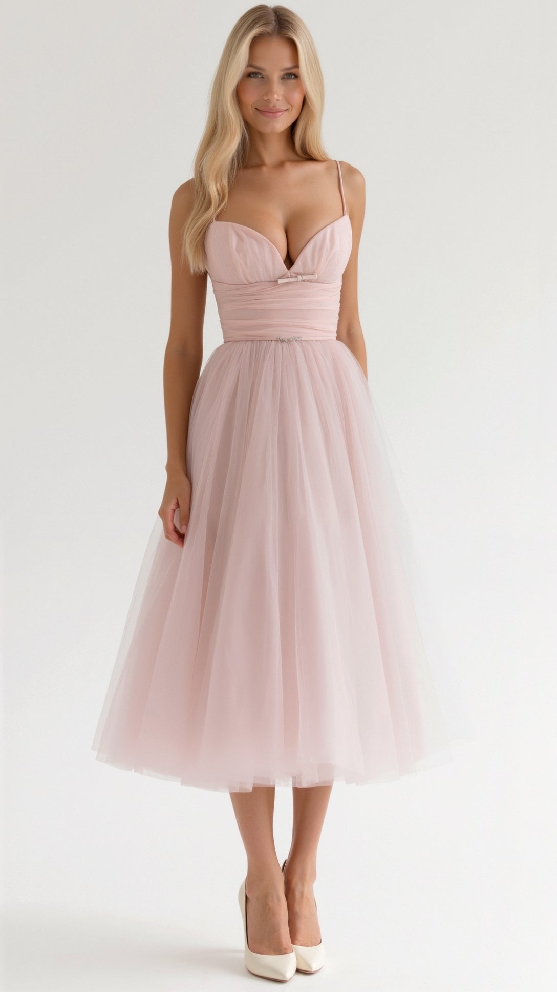 Calista Abito Midi in Tulle