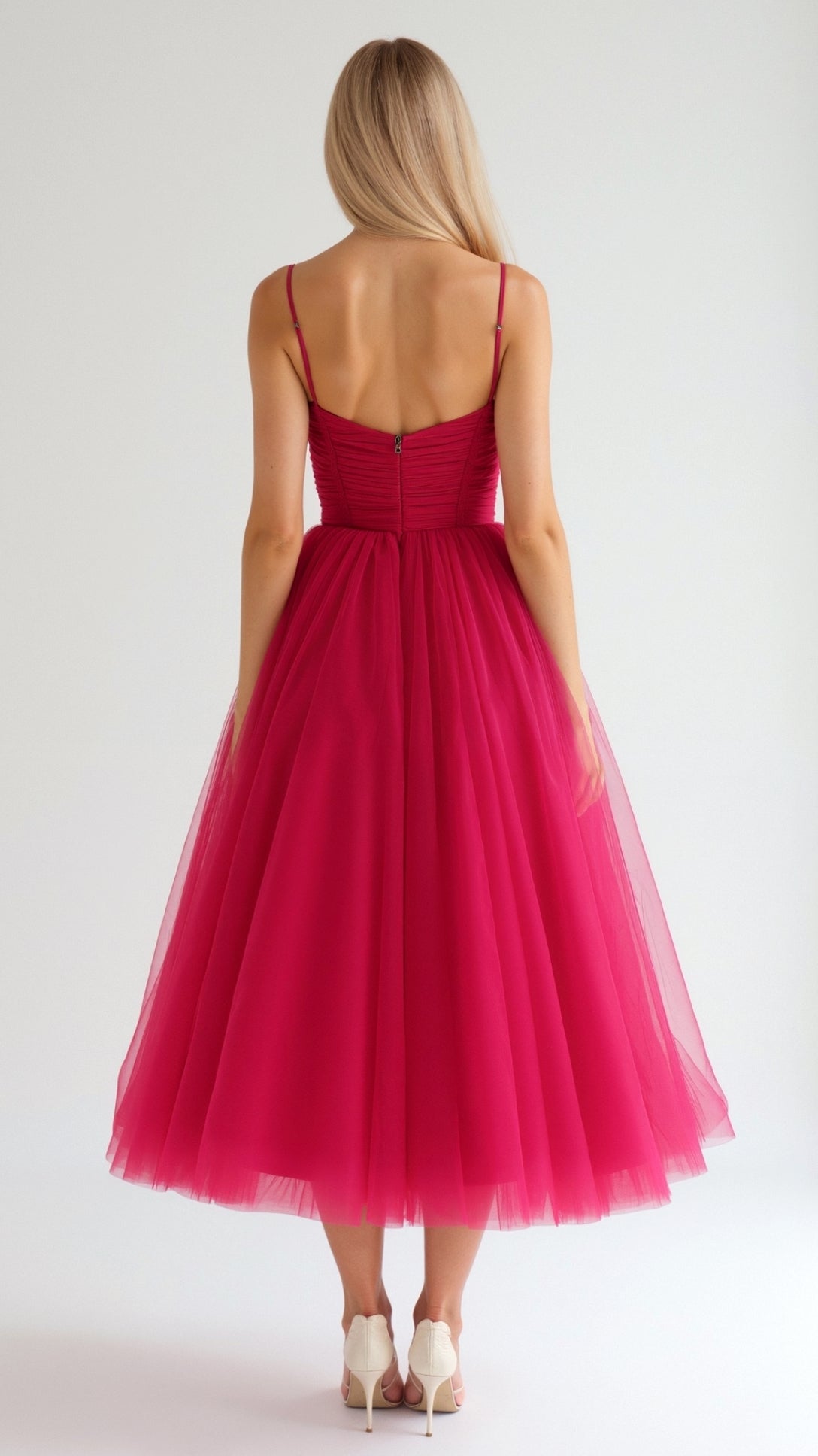 Calista Abito Midi in Tulle