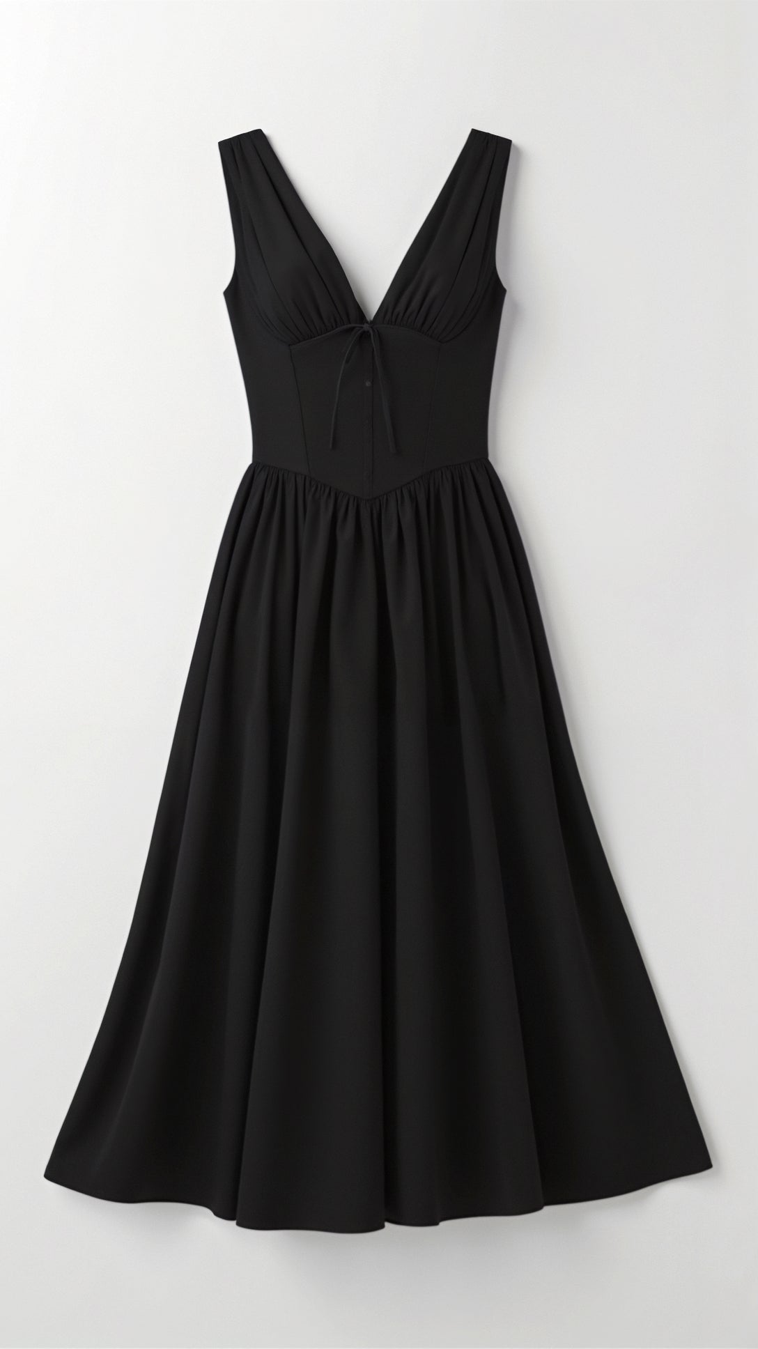 Jade – Abito midi con lacci