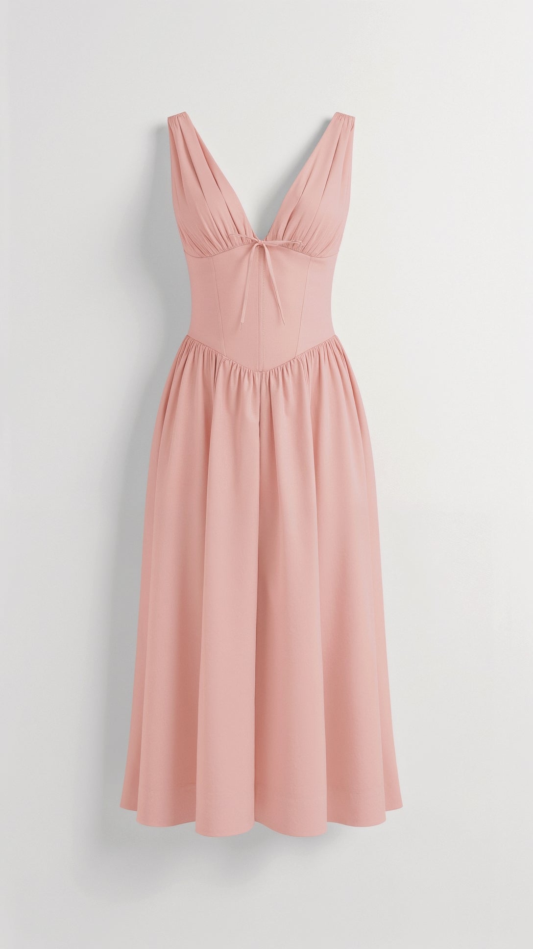 Jade – Abito midi con lacci