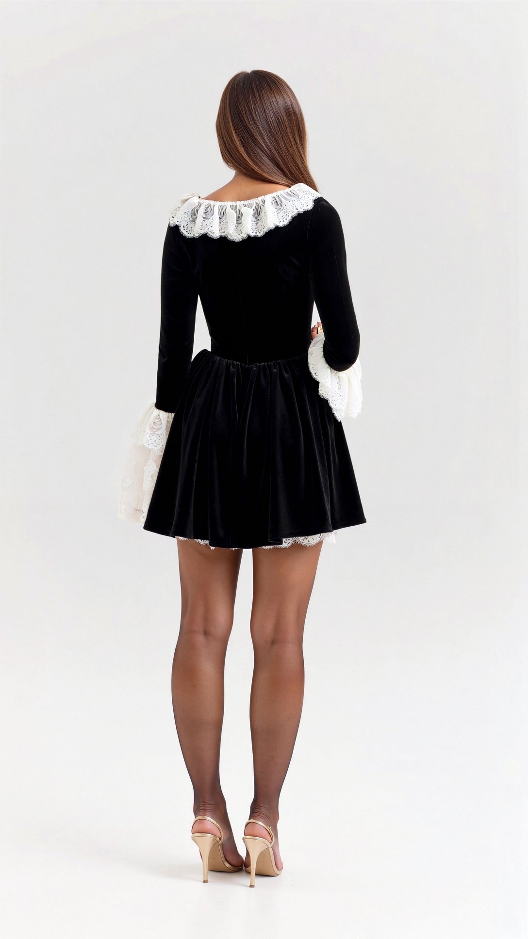 Abito Minikleid Fiora in Pizzo