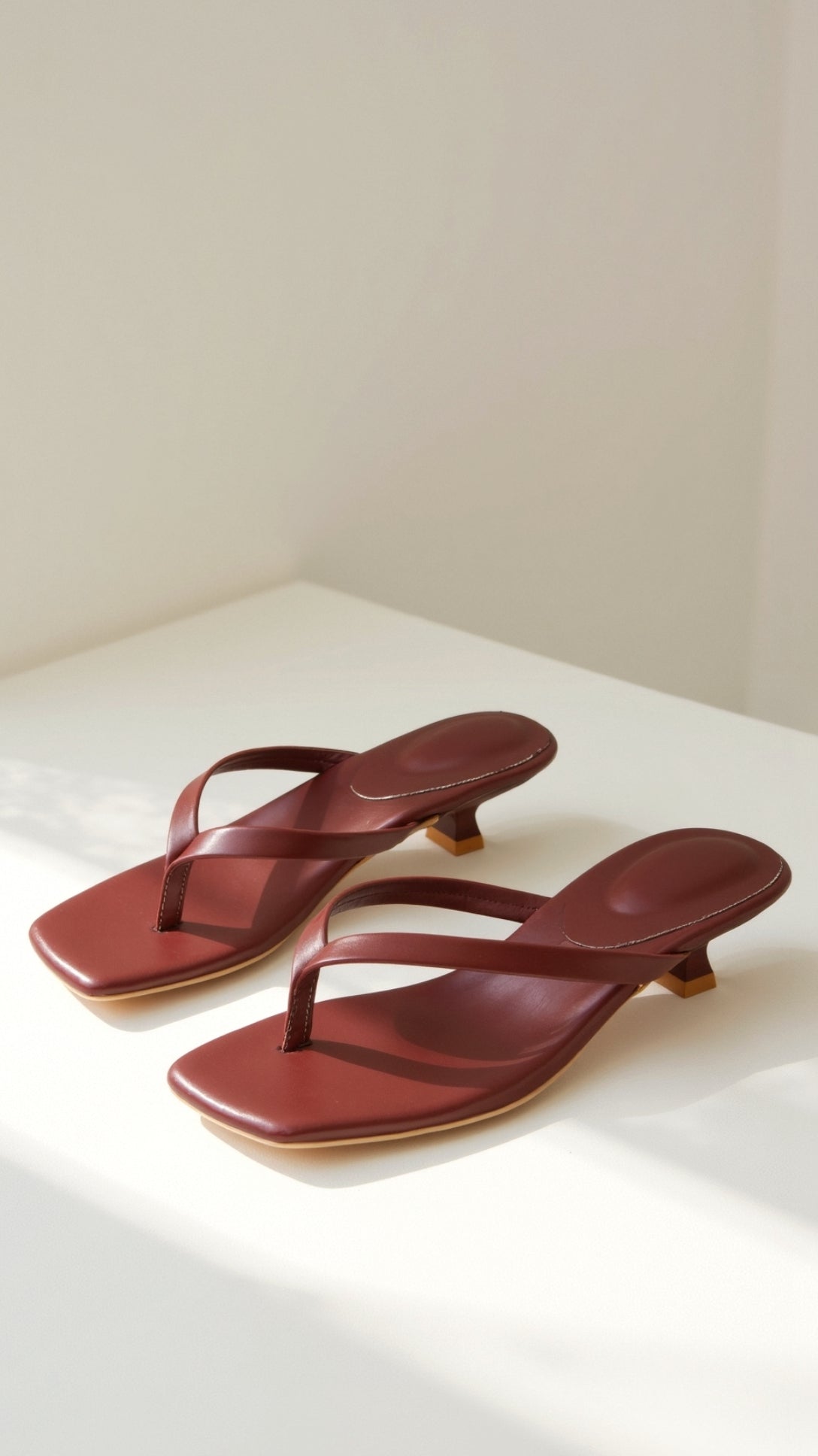 Sandali Jessica Zehentrenner con tacco kitten