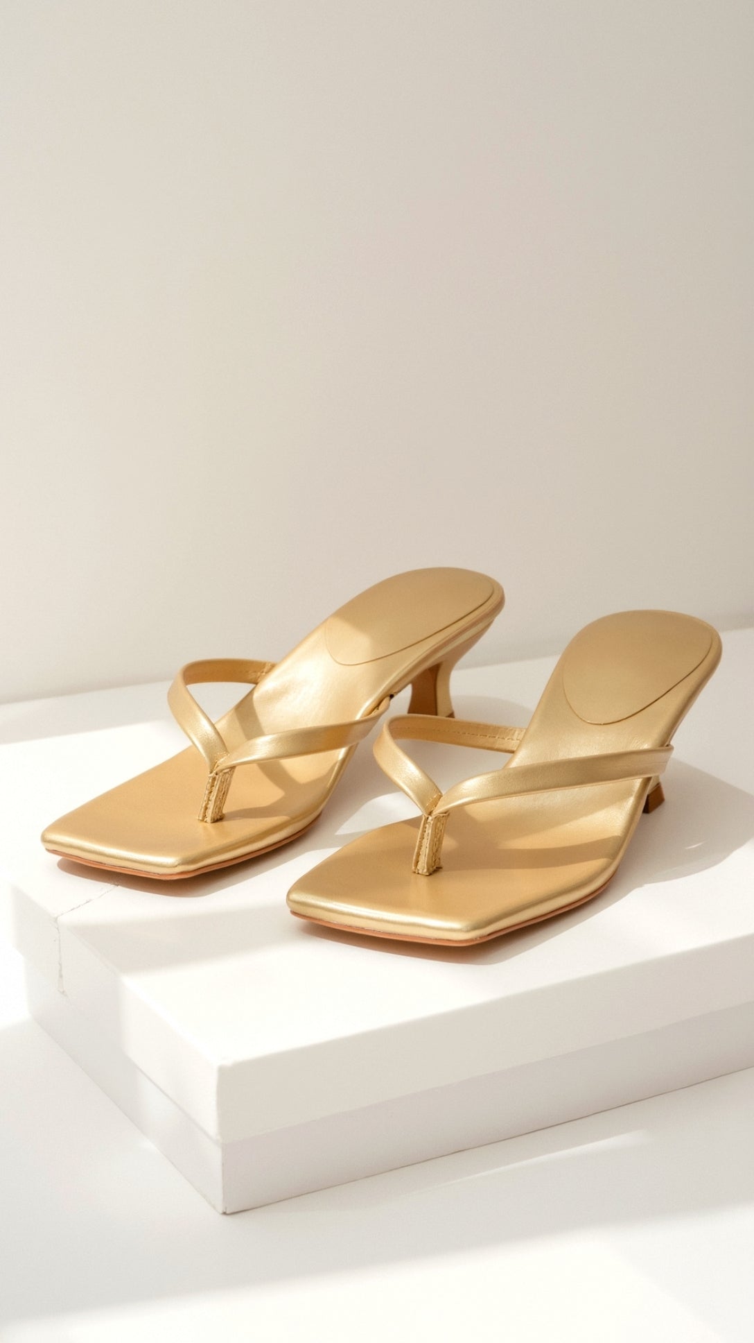 Sandali Jessica Zehentrenner con tacco kitten