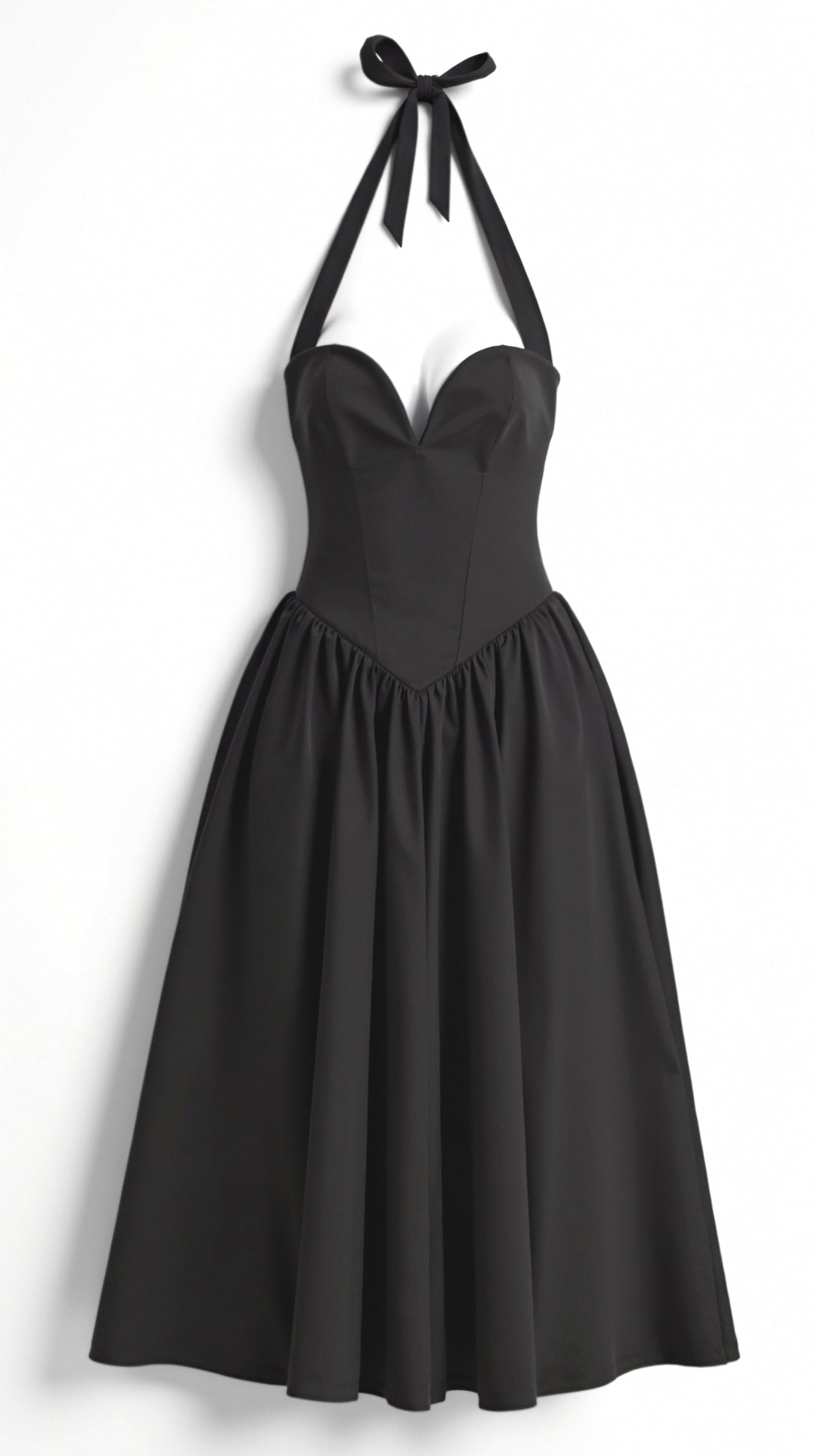 Abito Midi Katarina con Scollo a Halter