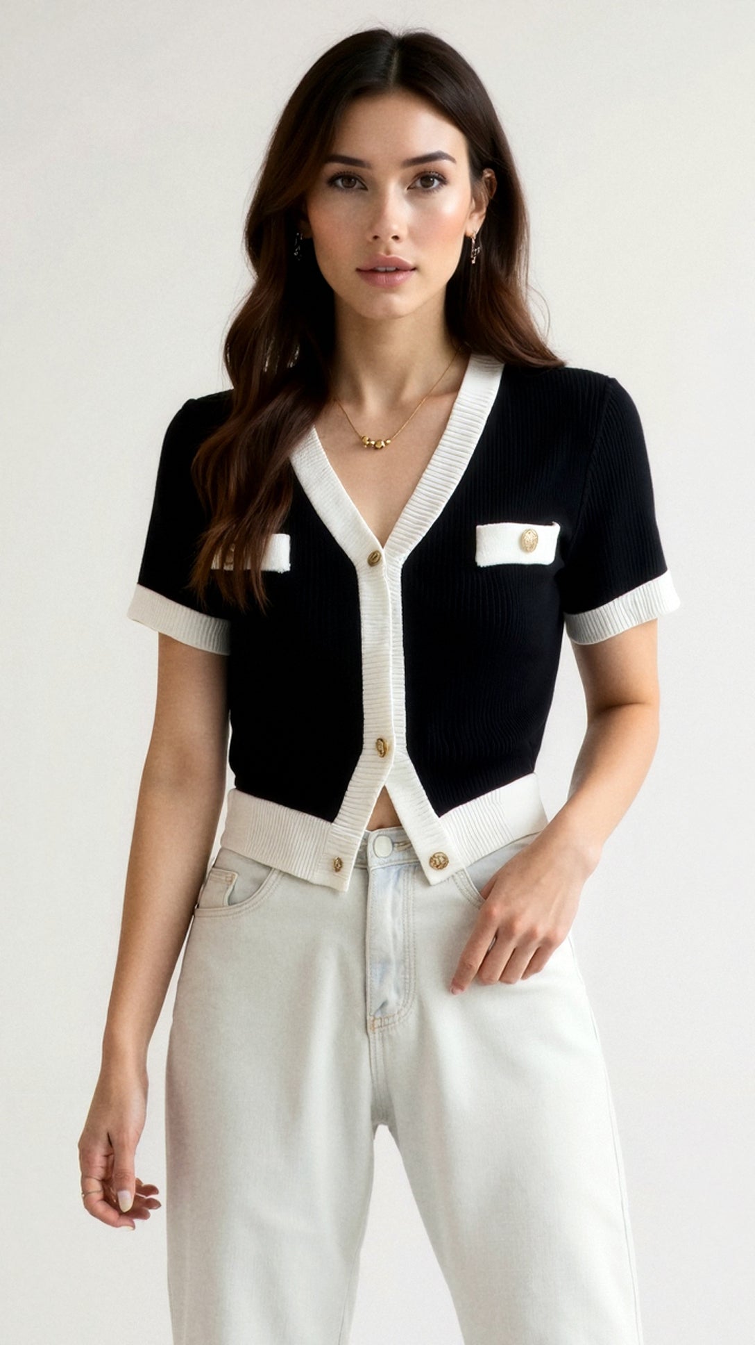 Nerina Top a Maniche Corte