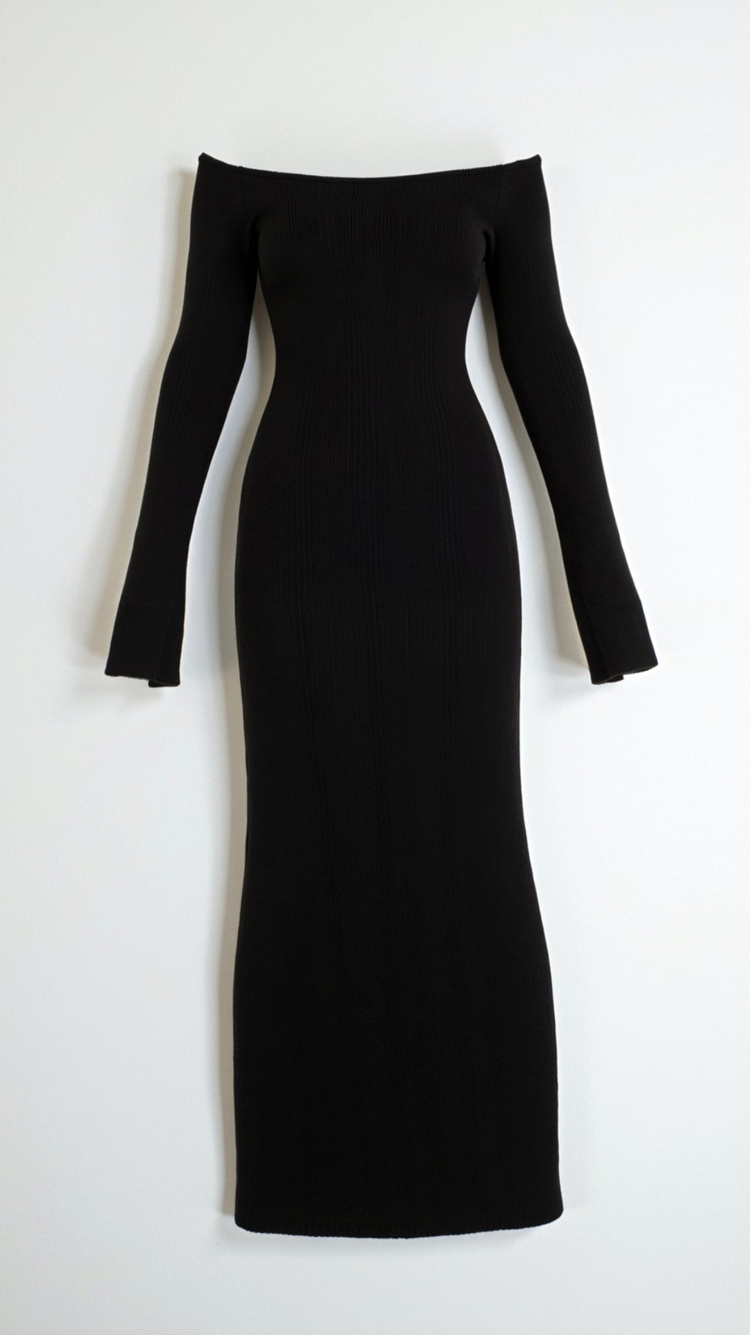 Quinlan Maxi-Abito Off-Shoulder