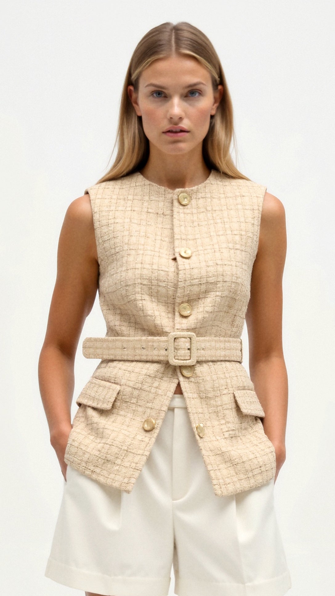 Quinn Top Senza Maniche