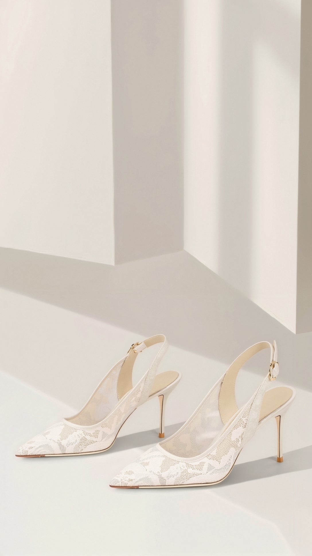 Rachel – Sandali con tacco in pizzo