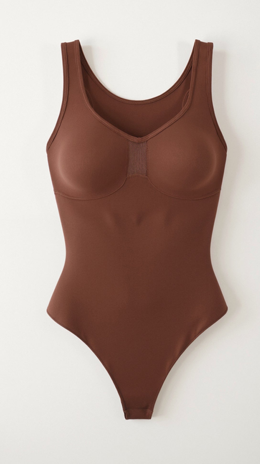 Body tanga senza cuciture con scollatura a U