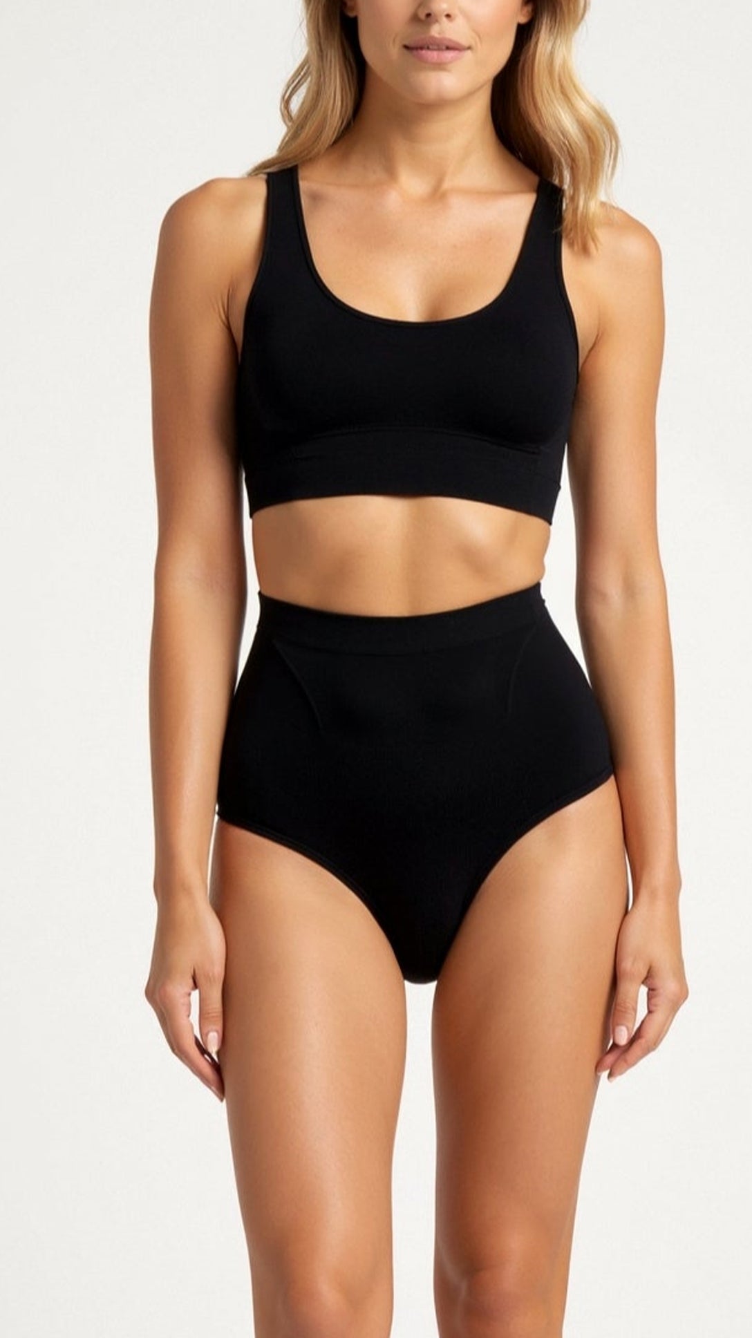 Slip modellante senza cuciture con vita media