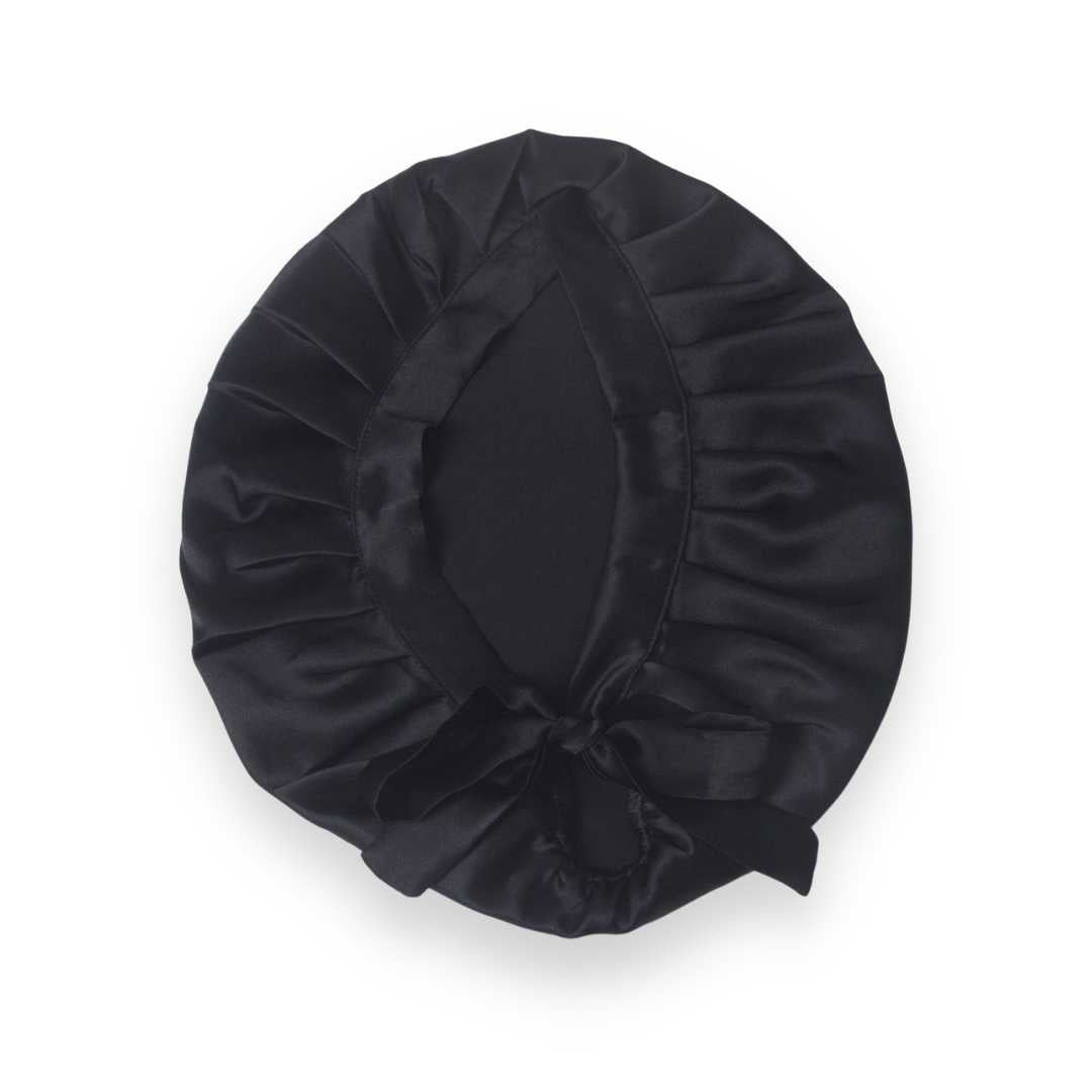 LUXXURY SILK HAT - BLACK