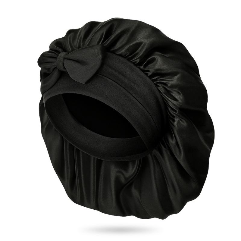 LUXXURY SILK HAT - BLACK